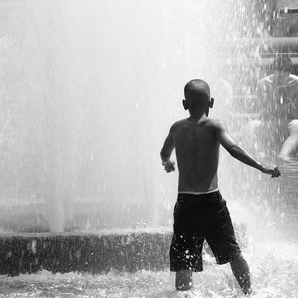 Children at Fountain #1 - Washington Square Park, NYC - 2000