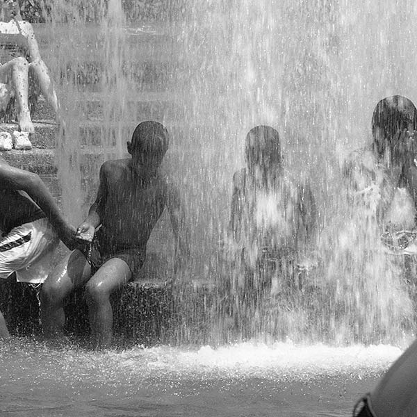 Children at Fountain #3 - Washington Square Park, NYC - 2000