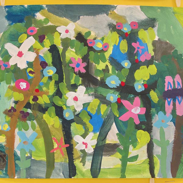 Garden in the style of the Impressionists - Grade 3