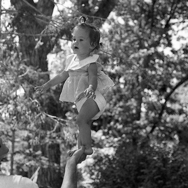 Girl Balancing - Boulder Whole Earth Fairl, Colorado - 1971