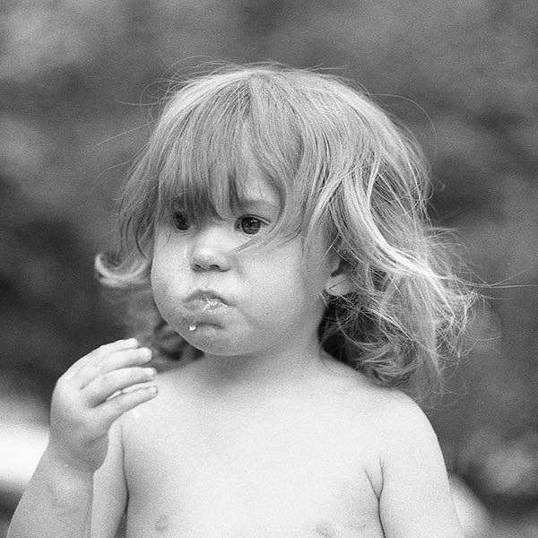 Girl Eating - Boulder Whole Earth Fairl, Colorado - 1971