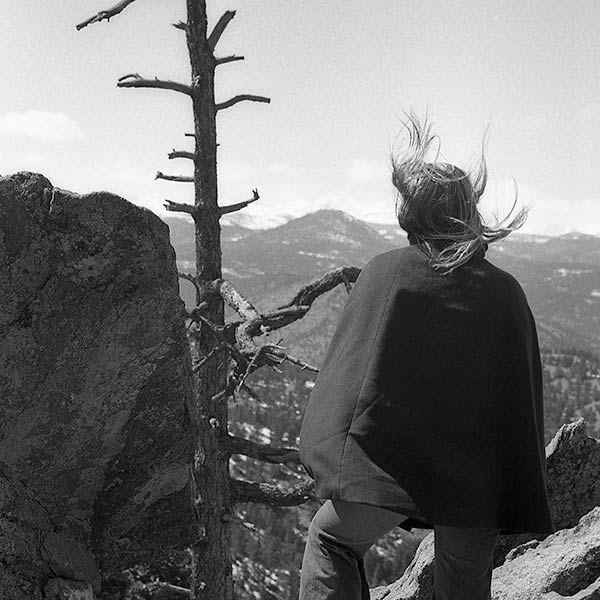 Girl and Tree - Colorado - 1969