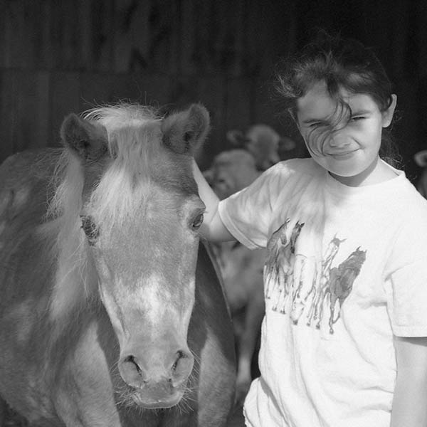 Girl with her Pony - Long Valley, NJ - 1999