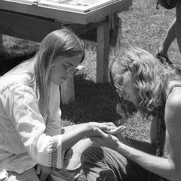 Palm Reading - Boulder Whole Earth Festival, Colorado - 1970