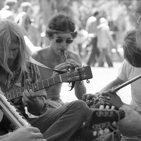 Seated Musicians - Boulder Whole Earth Festival, Colorado - 1970