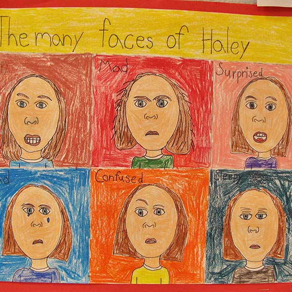 Self-Portrait with Emotions - Grade 3