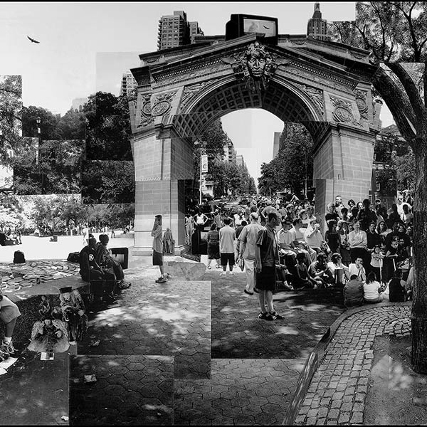 Washington Square Park - Photo Collage using all photos taken by DAW - Original 30″ x 40″ - Archival prints available - 2000