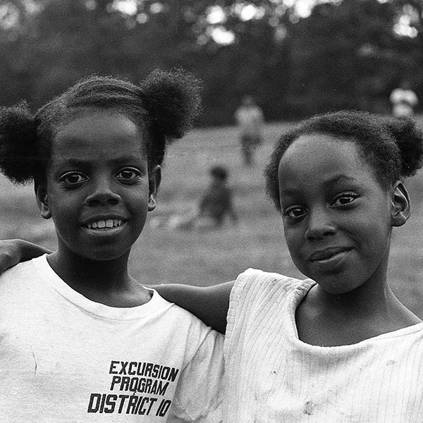 Two Girls Outside