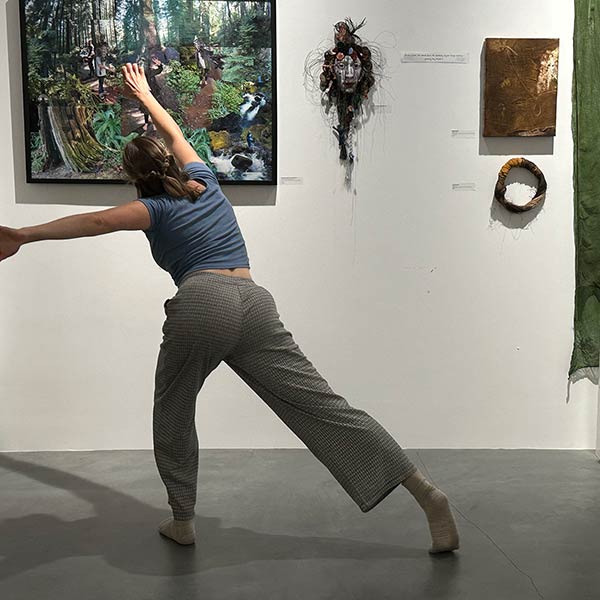 2023 Yuan Ru Art Center, Group Show, with dance performance in gallery, Bellevue, WA