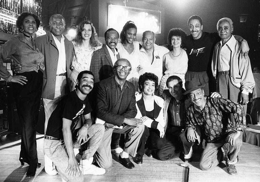 Group photo from the movie TAP after filming the nightclub scene